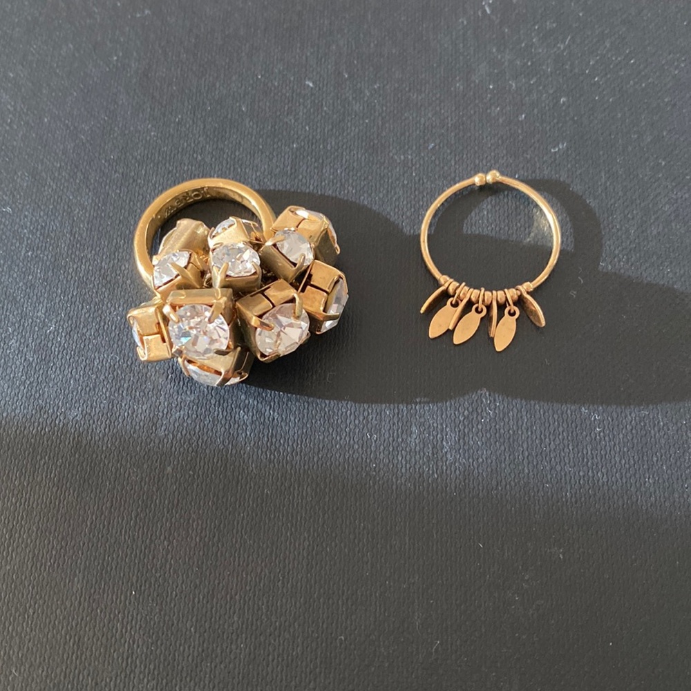 J. Crew gold rings